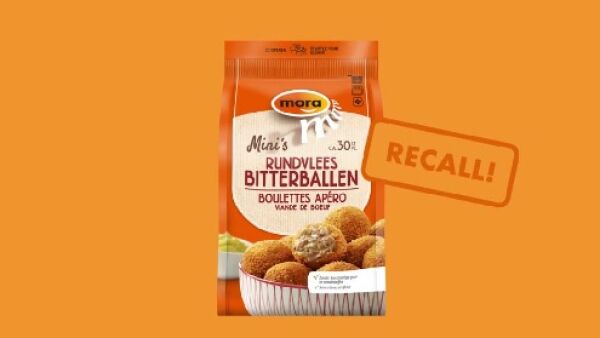 Veiligheidswaarschuwing Mora Mini’s Rundvleesbitterballen (melk- en/of gerstallergie)