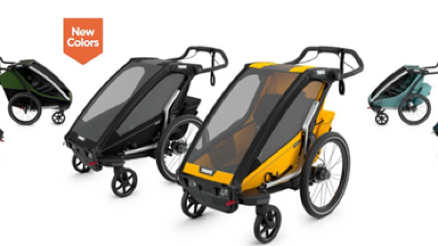 Introductie van frisse, nieuwe kleuren van Thule Chariot