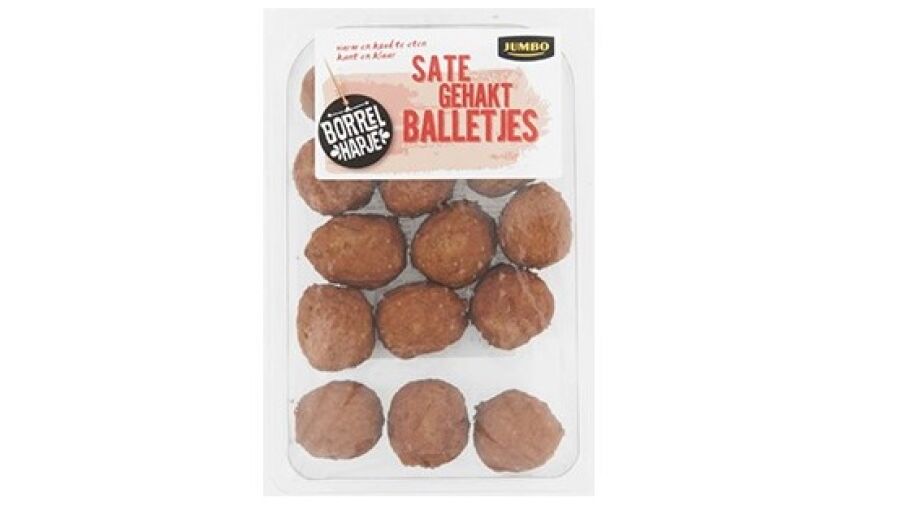Veiligheidswaarschuwing Jumbo saté balletjes