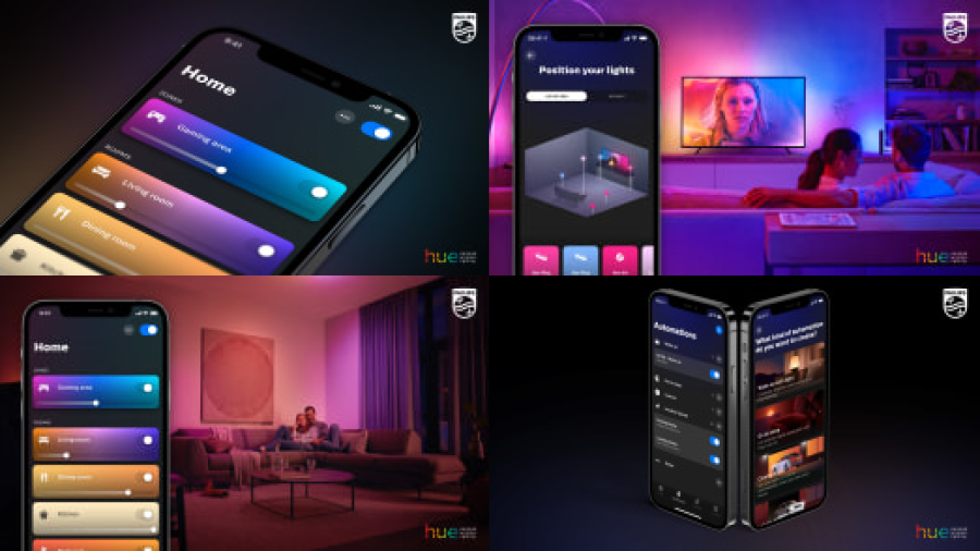 Signify lanceert de nieuwe Philips Hue app 4.0