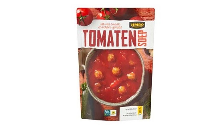 Belangrijke veiligheidswaarschuwing Jumbo Tomatensoep