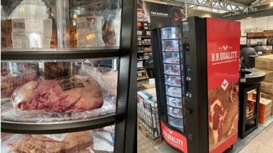 BBQuality lanceert eerste vleesautomaat in Intratuin Rosmalen