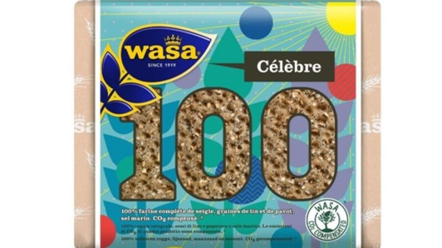 Wasa bestaat 100 jaar en viert dit met een nieuw knäckebröd!