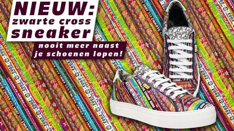 Zwarte Cross komt met sneakermerk op de markt!