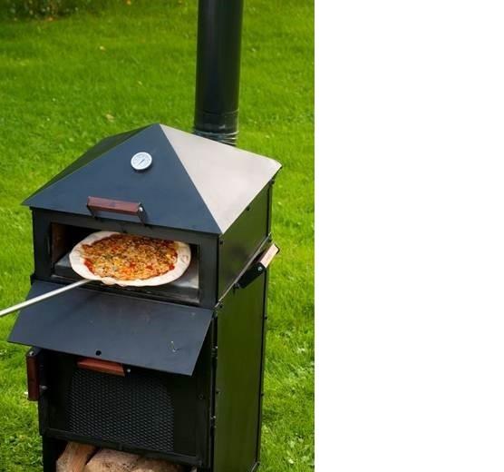 Ongekend Multifunctionele houtgestookte buitenkeuken: pizza-oven, barbecue LI-06